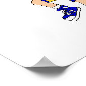 Wikinger Basketball-Slam Poster (Ecke)