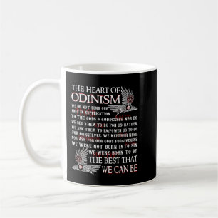 Wikinger Das Herz des Odinismus Rabe Kaffeetasse