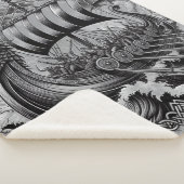 Wikinger-Design Sherpadecke (3/4)