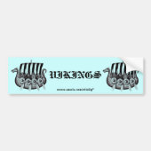 Wikinger Drekar im Autoaufkleber (Vorne)