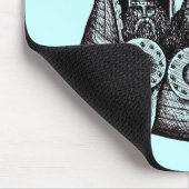 Wikinger Drekar im Mousepad (Ecke)
