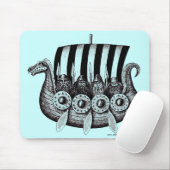 Wikinger Drekar im Mousepad (Mit Mouse)