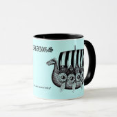Wikinger Drekar im Tasse (VorderseiteRechts)