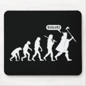 Wikinger-Evolution Mousepad (Vorne)