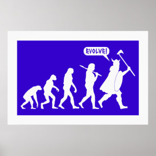 Wikinger-Evolution Poster