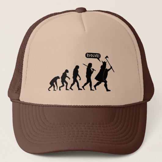 Wikinger-Evolution Truckerkappe (Vorderseite)