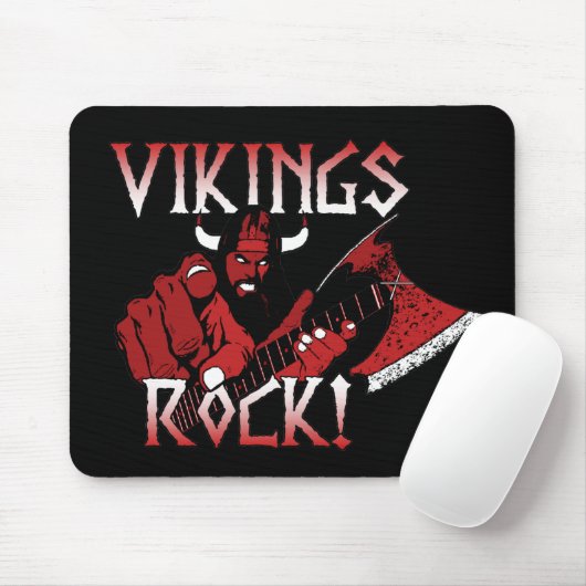 Wikinger-Felsen Mousepad (Mit Mouse)