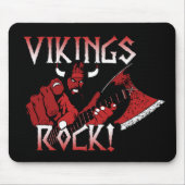 Wikinger-Felsen Mousepad (Vorne)