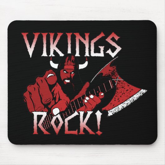 Wikinger-Felsen Mousepad (Vorne)
