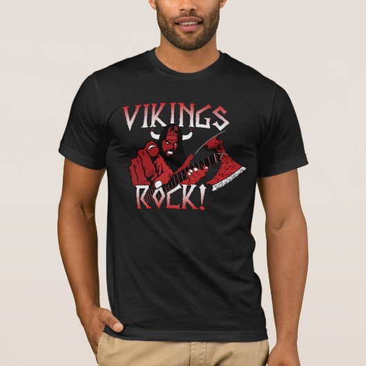 Wikinger-Felsen-Shirt T-Shirt (Vorderseite)