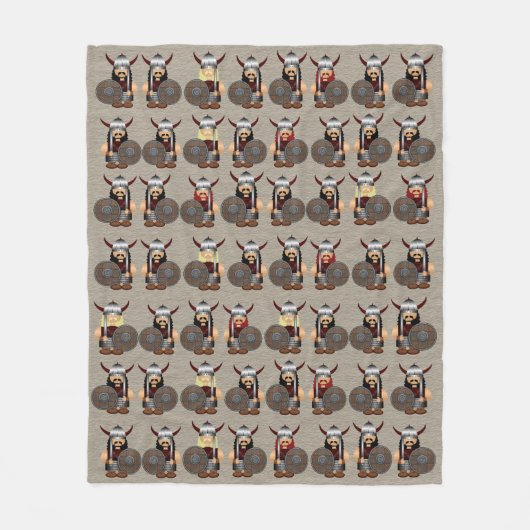 Wikinger Fleece-Decke Fleecedecke (Vorderseite)