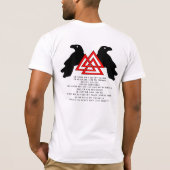 Wikinger-Gebets-Shirt T-Shirt (Rückseite)