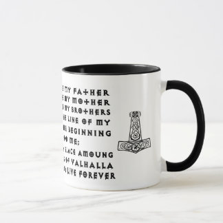 Wikinger-Gebets-Tasse Tasse