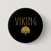 Wikinger-Helm-Knöpfe Button (Vorderseite)