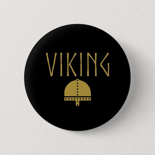 Wikinger-Helm-Knöpfe Button (Vorderseite)