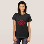 Wikinger-Helmsymbol Walhalla Fitnessstudio Krieger T-Shirt (Vorne ganz)