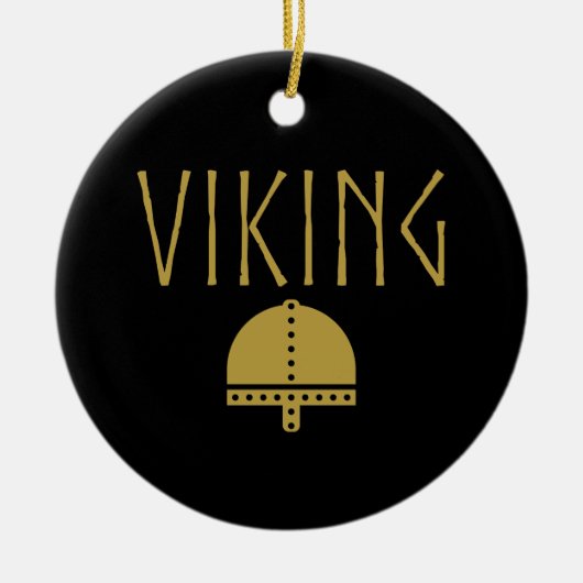 Wikinger-Helmzierrat Keramik Ornament (Vorne)