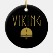 Wikinger-Helmzierrat Keramik Ornament (Hinten)