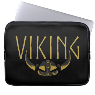 Wikinger-Hörnerhelm-Laptop-Hüllen Laptopschutzhülle