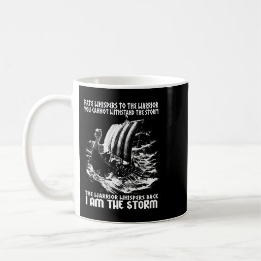 Wikinger Ich Bin Der Sturm Kaffeetasse (Links)
