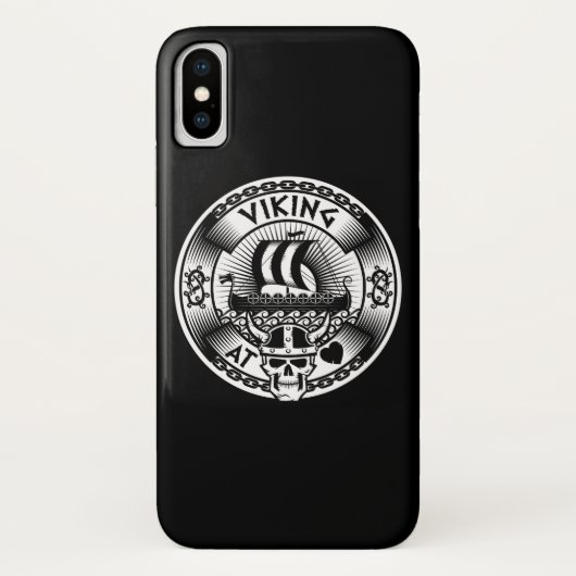 Wikinger im Herzen Case-Mate iPhone Hülle (Rückseite)