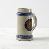 Wikinger Krieger größter Papa Bierglas (VorderseiteRechts)