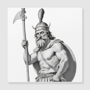 Wikinger-Krieger. Magnetkarte