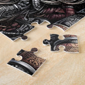 Wikinger-Krieger-Porträt 252-Teile-Puzzle Puzzle (Seite)