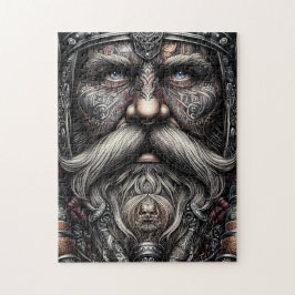 Wikinger-Krieger-Porträt 252-Teile-Puzzle Puzzle