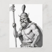 Wikinger-Krieger. Postkarte (Vorderseite)