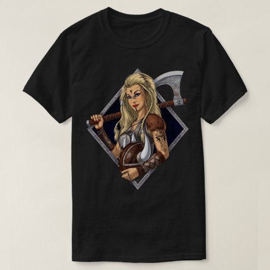 Wikinger Krieger T-Shirt (Design vorne)