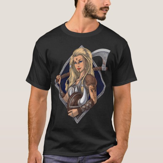 Wikinger Krieger T-Shirt (Vorderseite)
