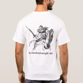 Wikinger-Krieger-T - Shirt mit abwechselndem Haske (Rückseite)