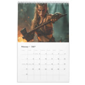 Wikinger-Kriegerinnen – Stärke und Saga Kalender (Feb 2027)