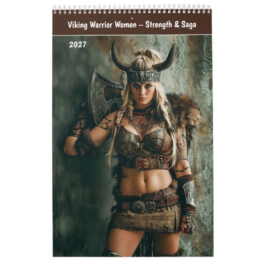 Wikinger-Kriegerinnen – Stärke und Saga Kalender (Titelbild)