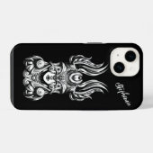 Wikinger-Kriegerprinzessin iPhone Hülle (Rückseite (Horizontal))