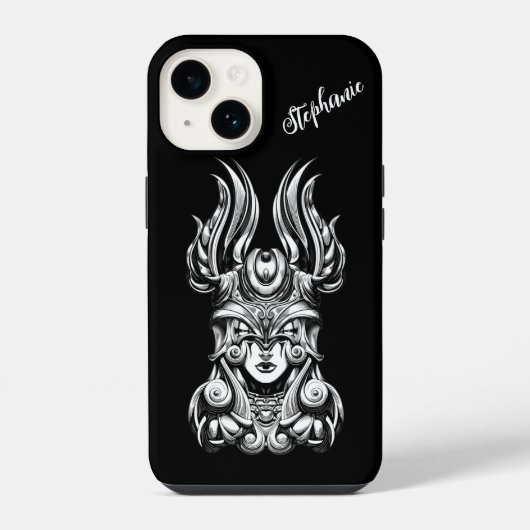 Wikinger-Kriegerprinzessin iPhone Hülle (Rückseite)