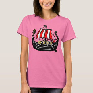 Wikinger Langschiff für Wikinger T-Shirt