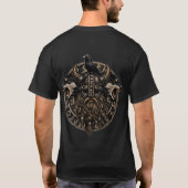 Wikinger-Logodesign T-Shirt (Rückseite)