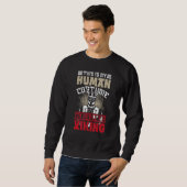 Wikinger mit Helm Wikinger in der nordischen Mytho Sweatshirt (Vorne ganz)
