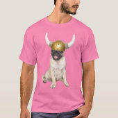 Wikinger-Mops T-Shirt (Vorderseite)