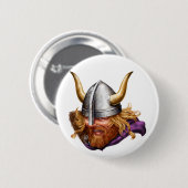 Wikinger, Nordisch, Nordmänner Button (Vorne & Hinten)