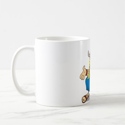 Wikinger-Opern-Sänger-Tasse Kaffeetasse (Links)