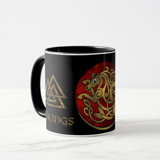 Wikinger-PferdeTasse Tasse (Vorderseite Links)