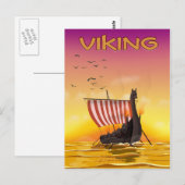Wikinger Postkarte (Vorne/Hinten)