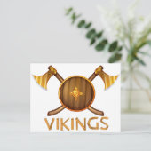 Wikinger Postkarte (Stehend Vorderseite)