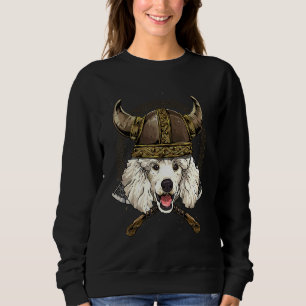 Wikinger Pudel Renaissance Nordisch Heide Valhalla Sweatshirt