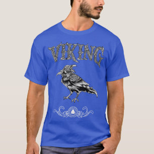 Wikinger Rabe Vogel Nordischer Stil Wikinger Nordi T-Shirt