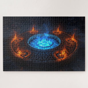 Wikinger-Runen-Kreis-Puzzle Puzzle