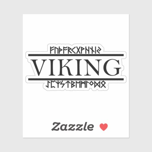Wikinger-Runen Vinyl-Aufkleber Aufkleber (Blatt)